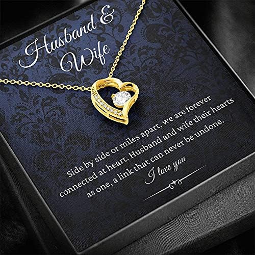 Nakit za poruke, ručno izrađena ogrlica - personalizirana ogrlica za poklon, muž i supruga, rođendanski poklon za suprugu od muža,