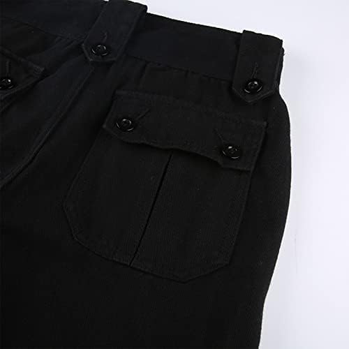 Ženske teretne hlače Niska struka Široka noga Casual Jogger Harajuku Vintage Y2K Loose Reposed Lounge Hlače cinch pantalone