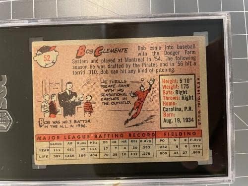 1958 TOPPS 52 Roberto Clemente Pittsburgh Pirates bejzbol kartica SGC 3.5 VG + - bejzbol kartice u obliku ploča