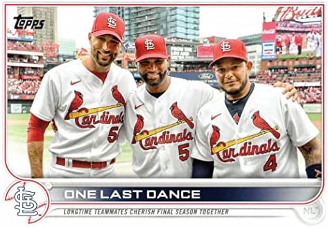 2022 FAPPS Ažuriraj jedan zadnji ples US168 St. Louis Cardinals Baseball Card - Adam Wainwright Albert Pujols Yadier Molina