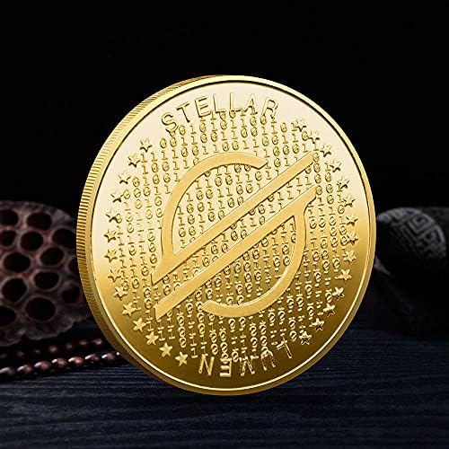 Zlatni prikupini kolekcionarski ukrasni novčić sa zaštitnim futrolom Lucky Digital Coin Craft