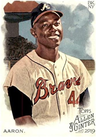2019 TOPPS Allen & Ginter 50 Hank Aaron Atlanta Braves Baseball Card