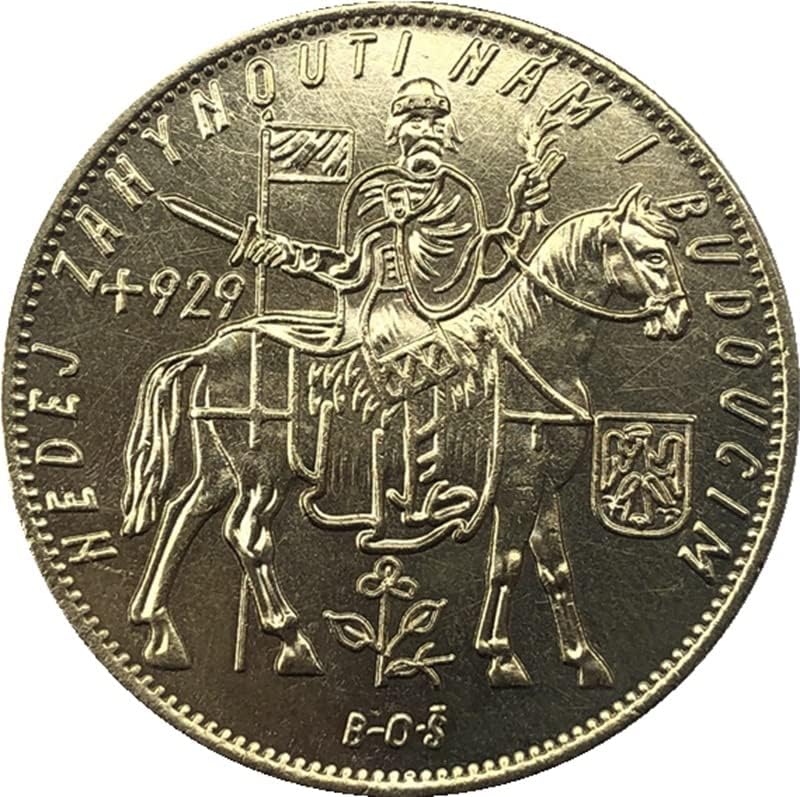 1933. Čehoslovačka kovanica bakara izrađena kovanicama inozemnih kovanica Antique Coins Coins