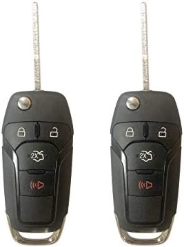 Zamjena za 4 dugmeta 2013 2014 2015 Ford Fusion ulaz bez ključa daljinski Flip ključ 164-R7986 N5F-a08taa;AUTO KEY MAX