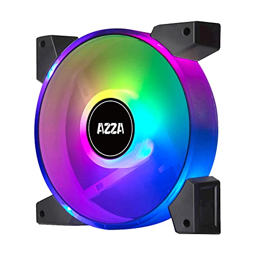 AZZA HURRICANE II DIGITAL ARGB ventilator / 120mm x 4 / RF daljinac uključen