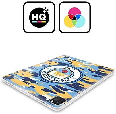 Dizajni za glavu Službeno licencirani Manchester City Man City FC Club Badge Camou Soft Gel Case kompatibilan sa Apple iPad Mini