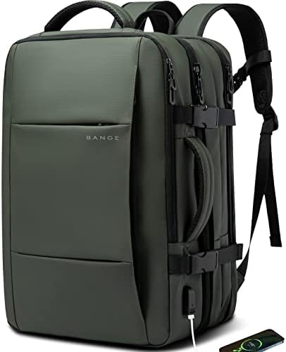 BANGE proširivi putni ruksak, 35lcarry on ruksak za žene muškarci avionske odobren ruksak za teretanu vodootporni poslovni Laptop