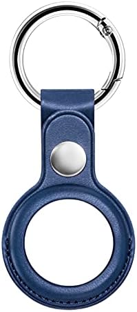 OLiTEC Case sa ključem kompatibilan sa Airtag 2021, sintetičkim kožnim držačem poklopca s prstenom za ključeve za ruksak, automobil, kućni ljubimci, ogrlice za pse