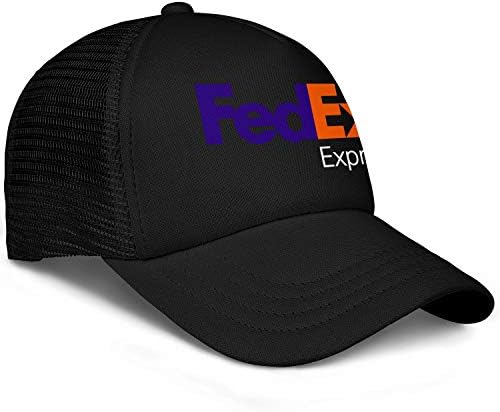 Aoaoaouv Muškarci Unisex Podesivi FedEx-Express-Logo-simbol-bejzbol kapu prozračan ravan šešir
