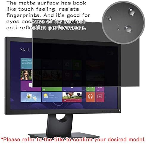 Synvy Zaštita ekrana za privatnost, kompatibilna sa Dell Se2416hm 24 monitorom ekrana Anti Spy film Štitnici [ne kaljeno staklo]