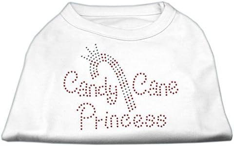 Mirage proizvodi za kućne ljubimce Candy Cane princess majica bijeli xsmall