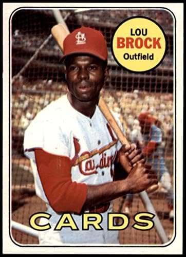 1969 TOPPS 85 Lou Brock St. Louis Cardinals NM kardinals
