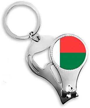 Madagaskar Nacionalna zastava Afrika Country Nail NIPPER prsten za ključeve ključeva za boce