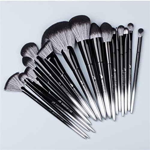 ZlxDP kozmetička četka - crna srebrna serija Soft četkice-početni i profesionalni kozmetički alat čine olovkom