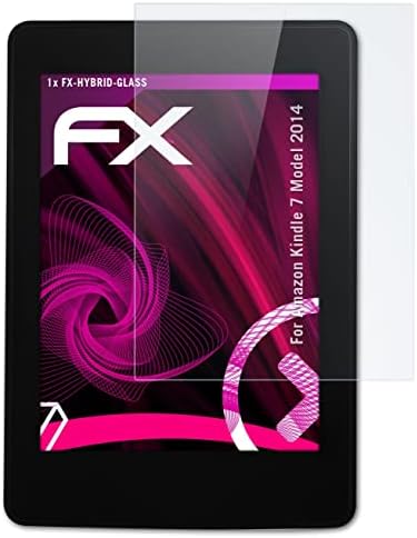 atFoliX zaštitni Film od plastičnog stakla kompatibilan sa zaštitom stakla Amazn Kindl 7 Model 2014, 9h Hybrid-Glass FX stakleni zaštitnik