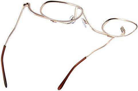 Povećavajuće make up preklopove naočale naočale naočale za čitanje kozmetičkih očiju sa vrećicom okrenuta leća