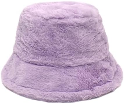 KEUSN zimski šešir za žene ženske jednobojne zimske termo Vjetrootporne kante Ribarski šešir za žene za djevojčice
