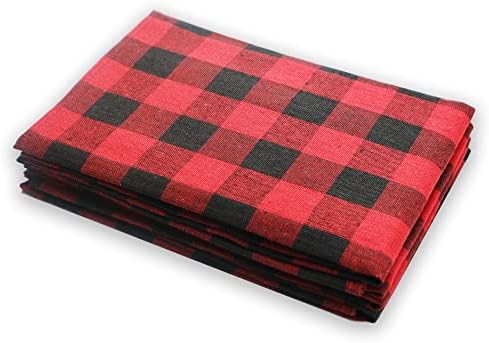 Crvena i Crna Buffalo Plaid kuhinja seoska kuća čaj Pribor Dish ručnik 4 paket zahvalnosti čišćenje Decor ručnici za vezenje šivanje zanat tkanina za pečenje
