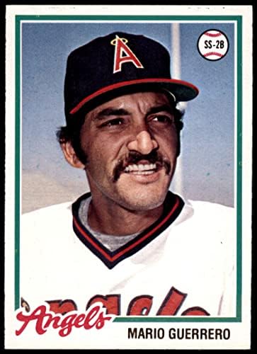 1978 FAPPS # 339 Mario Guerrero Los Angeles Angels NM + Angels