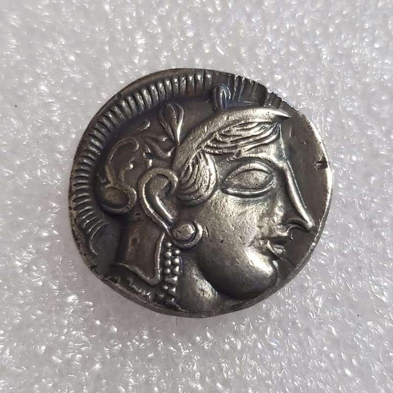 Starinski zanat Grčki novčić bakar srebrni dolar srebrni krug 3403