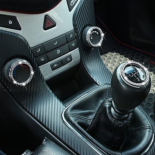 CHOPOO AUTO BLING CRYSTAL prsten naljepnica naljepnica za kristalni automobil Ključ za ključeve unutarnjeg blikovanja Pritisni dugme