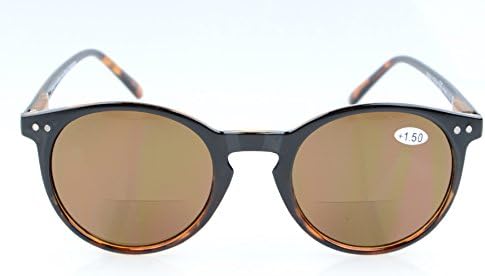Okažite se uštedite za 10% na 1 pakovanju bifokalnih sunčanih naočala Spring-šarkirani čitaoci i 1 pakovanje malog ovalnog čitanja sunčanih naočala Demi kornjače +1,00