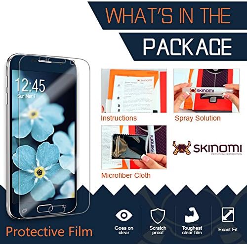 Skinomi zaštitnik ekrana kompatibilan sa Samsung Galaxy A11 Clear TechSkin TPU HD filmom protiv mjehurića