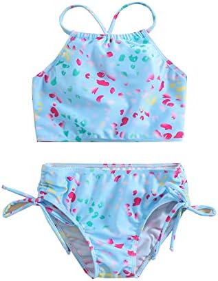 Kupaći kostim za male djevojčice ljetni štampani Bowknot dvodijelni kupaći kostim kupaći kostim bikini za male djevojčice kupaći kostim