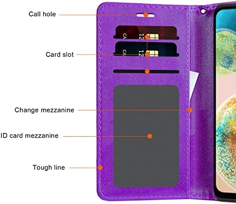 EnCases za Samsung Galaxy A23 Case Wallet, Samsung A23 case Wallet sa remenom za ruke Galaxy A23 Case PU kožna kopča Flip A23 5G 2022