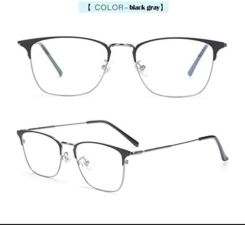 Plavo svjetlo Blokiranje fotohromičnih progresivnih multifokalnih naočala za čitanje, retro metalni okvir i smola, antitiše polarizirane sunčane naočale