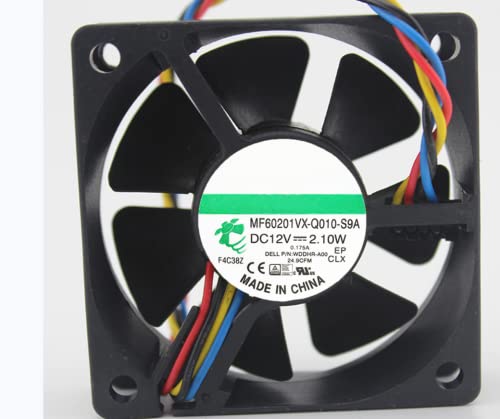 MF60201VX-Q010-S9A 12V 0,32A 2.1W 40.8CFM 60x60x20mm 4-žilni ventilator za hlađenje