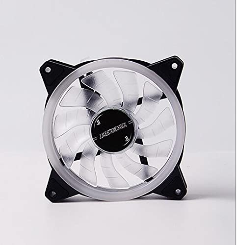 1pcs futrola ventilator za hlađenje ventilatorica LED mirna šasija ventilator 12cm Jednokrevetni otvor sa vijcima pogodnim za računarske futrole i hladnjača (osi plavo svjetlo)